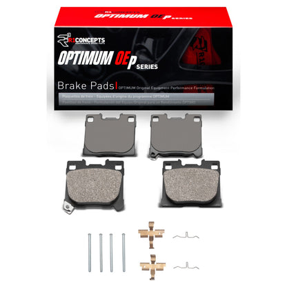 R1 Concepts R1 2022-2025 Toyota GR Corolla Rear R1 Optimum OE Pads & Hardware Kit