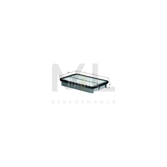 MAHLE ORIGINAL LX 811 Air Filter Filter Insert | ML Performance Car Parts