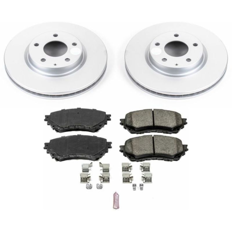 PowerStop Power Stop 14-18 Mazda 6 Front Z17 Evolution Geomet Coated Brake Kit