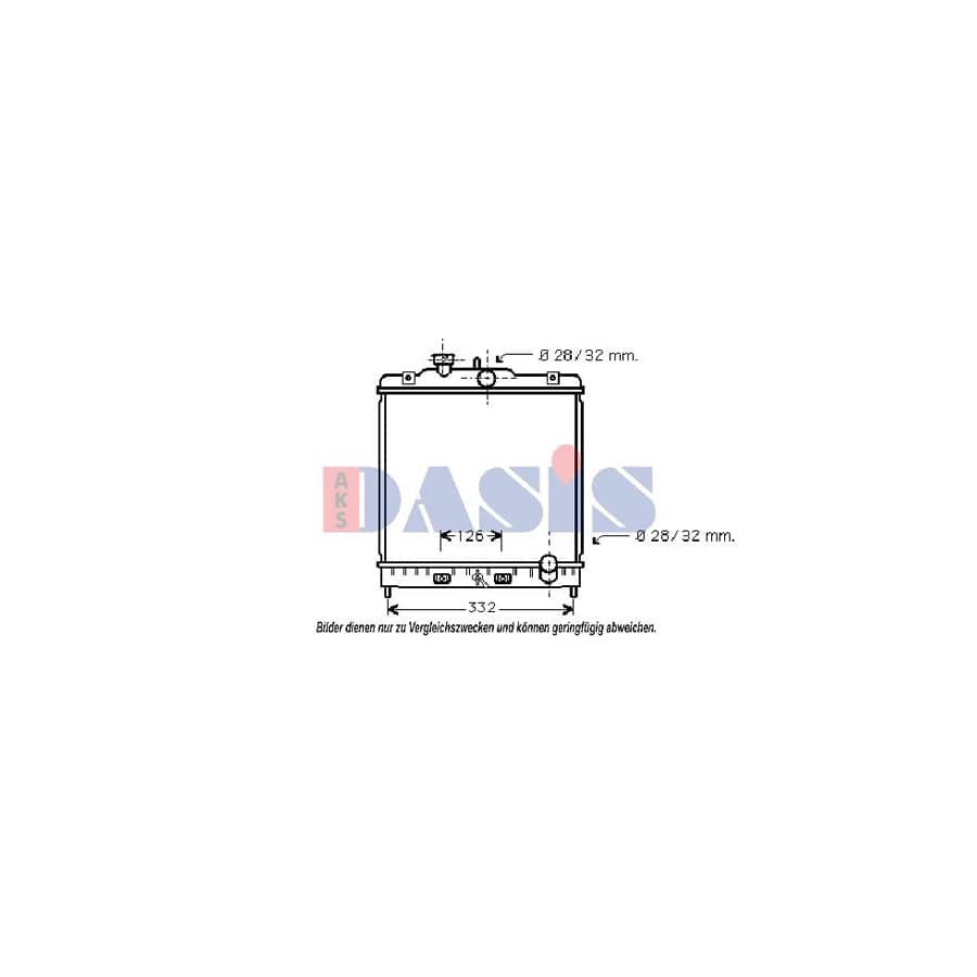 AKS Dasis 103002N Engine Radiator