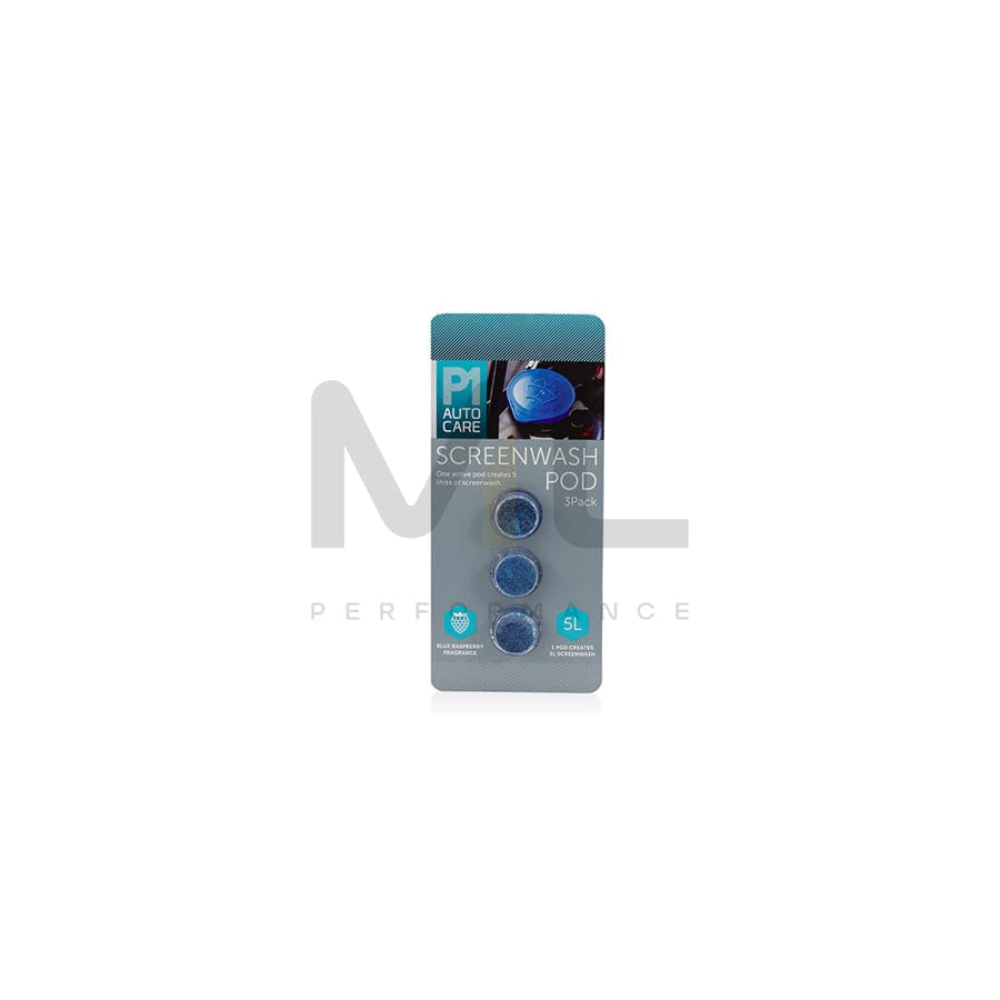 P1 Auto Care Screenwash Pods 3 Pack