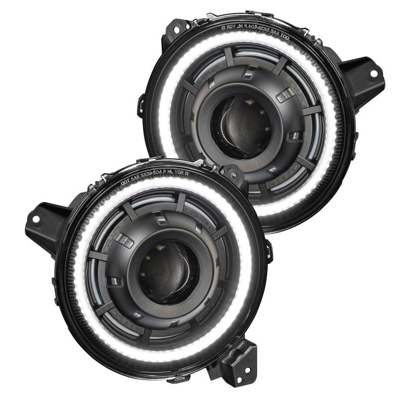 ORACLE Lighting Oracle Oculus Bi-LED Projector Headlights for Jeep JL/Gladiator JT - w/ Simple Controller