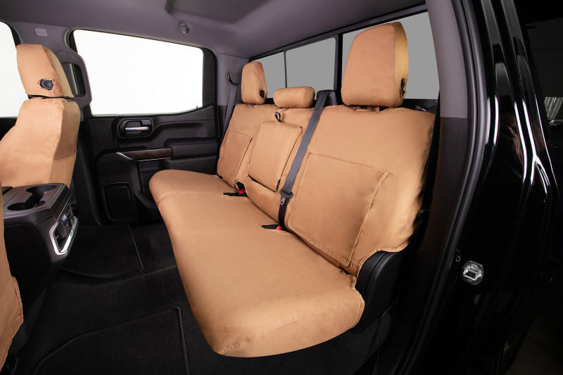 Covercraft 15-20 GMC Yukon Polycotton SeatSaver Custom Second Row Seat Covers - Tan