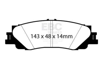 EBC 2024+ Lexus GX550 3.4TT Bluestuff Rear Brake Pads
