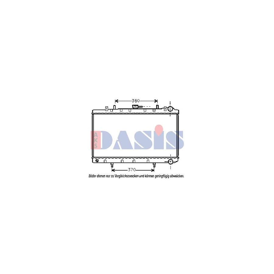 AKS Dasis 070810N Engine Radiator