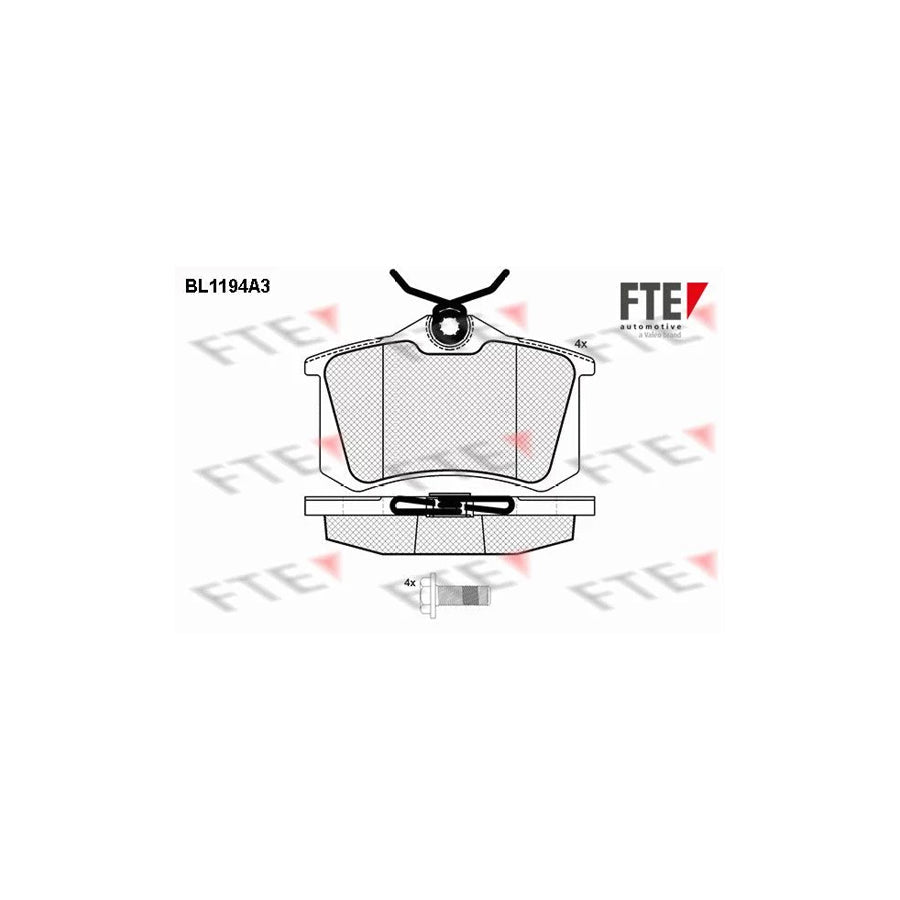 FTE Bl1194A3 Brake Pad Set