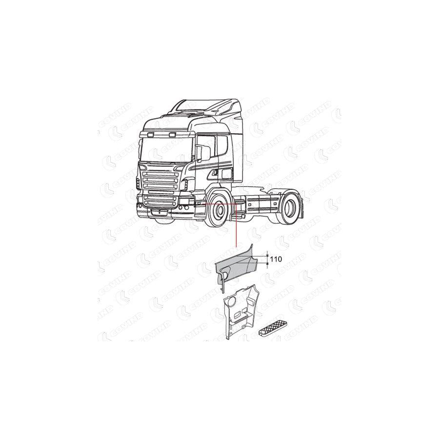 Covind Scr/237 Cover, Footboard