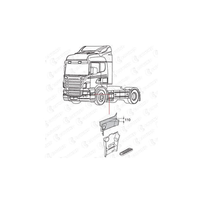 Covind Scr/237 Cover, Footboard