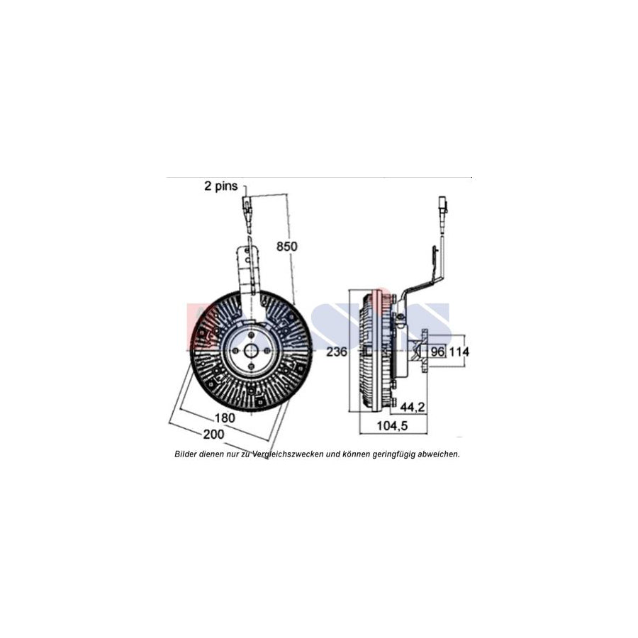 AKS Dasis 268053N Fan Clutch