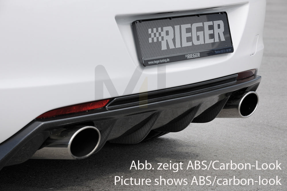 Rieger 00051316 Opel Astra J Rear Diffuser 3 | ML Performance UK Car Parts