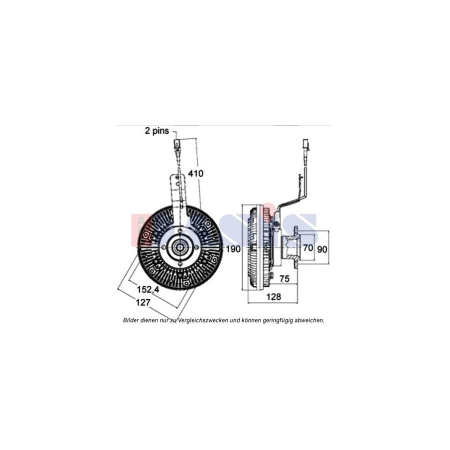 AKS Dasis 268054N Fan Clutch