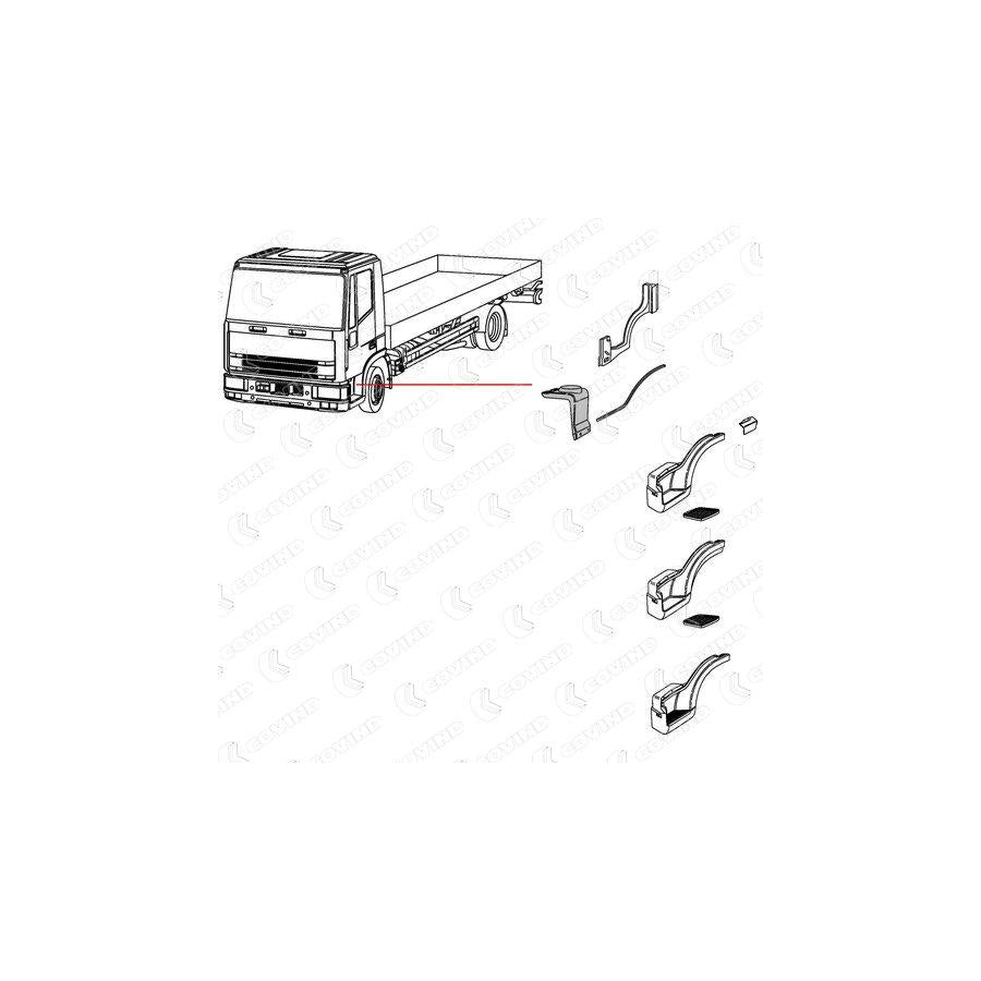 Covind 060/219 Holder, Mudguard