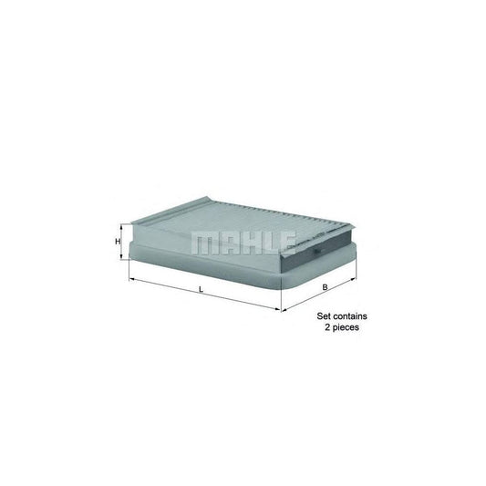 MAHLE ORIGINAL LA 17/S Pollen filter for PORSCHE 968 Filter Insert | ML Performance Car Parts