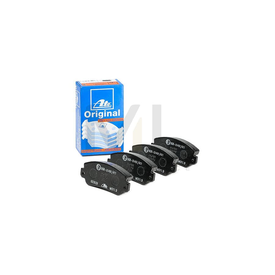 ATE 13.0460-3939.2 Brake pad set excl. wear warning contact, prepared for wear indicator