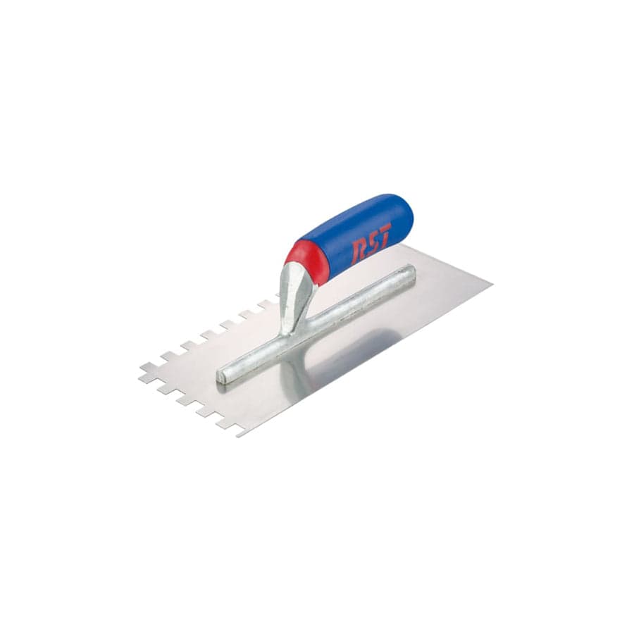 R.S.T. RST8002ST Notched Trowel Square 6mm² Soft Touch Handle 11 x 4.1/2in
