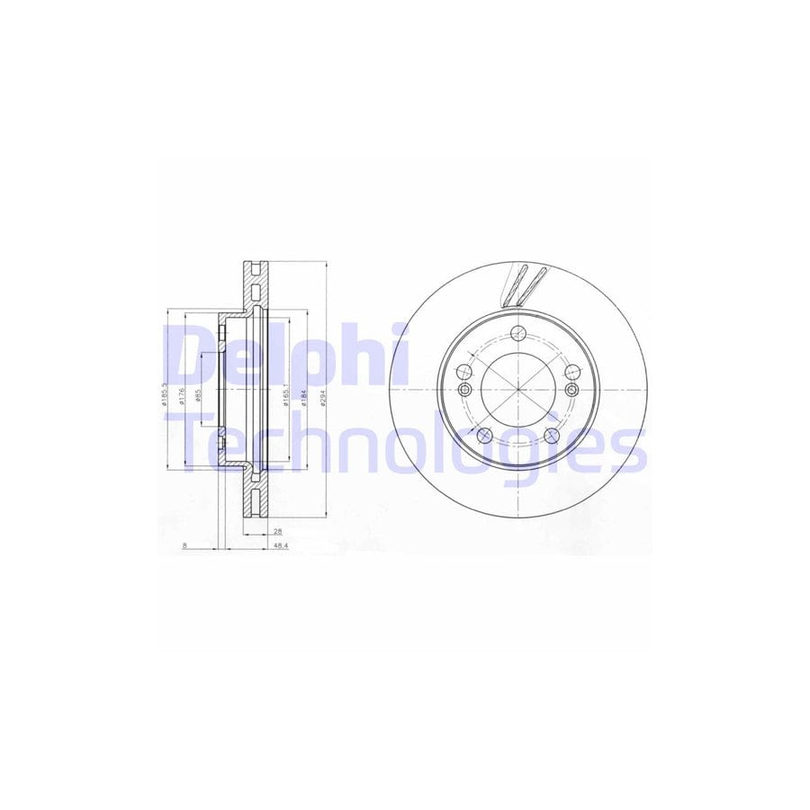 Delphi Bg4206 Brake Disc