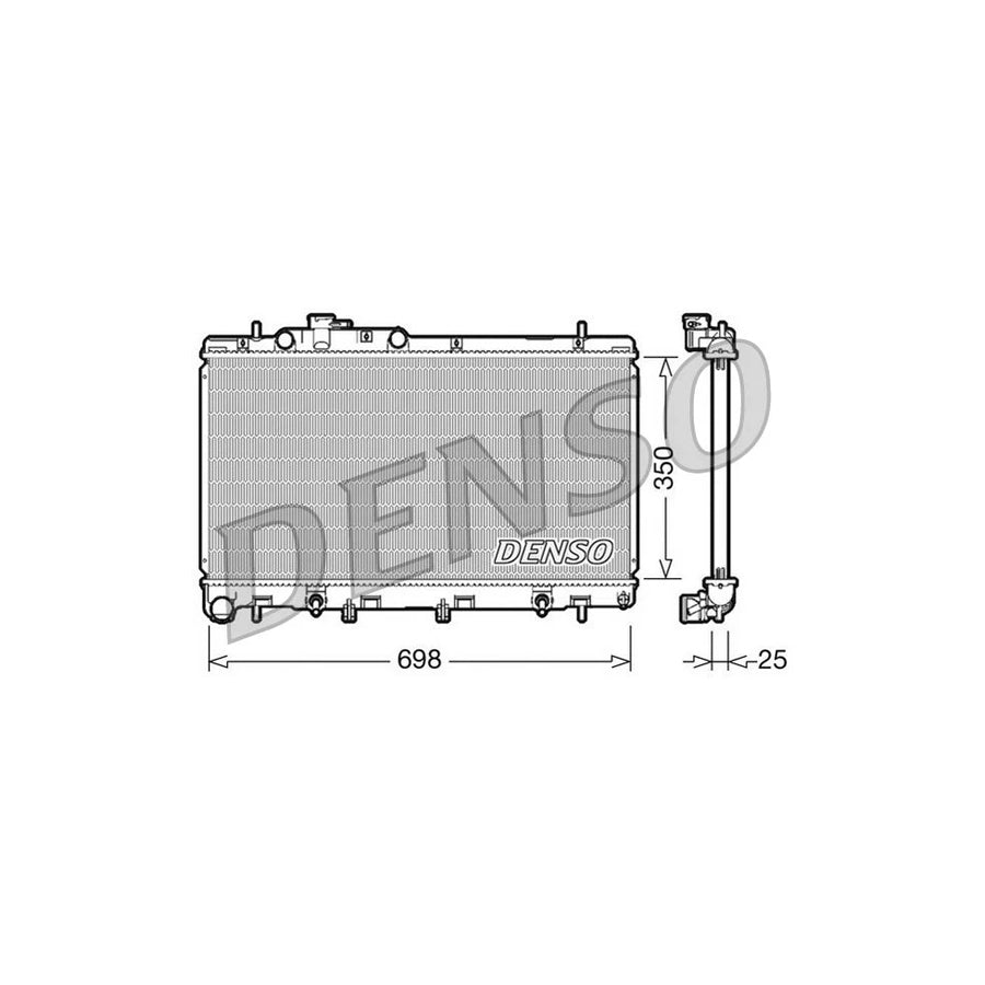 DENSO DRM36011 Engine Radiator