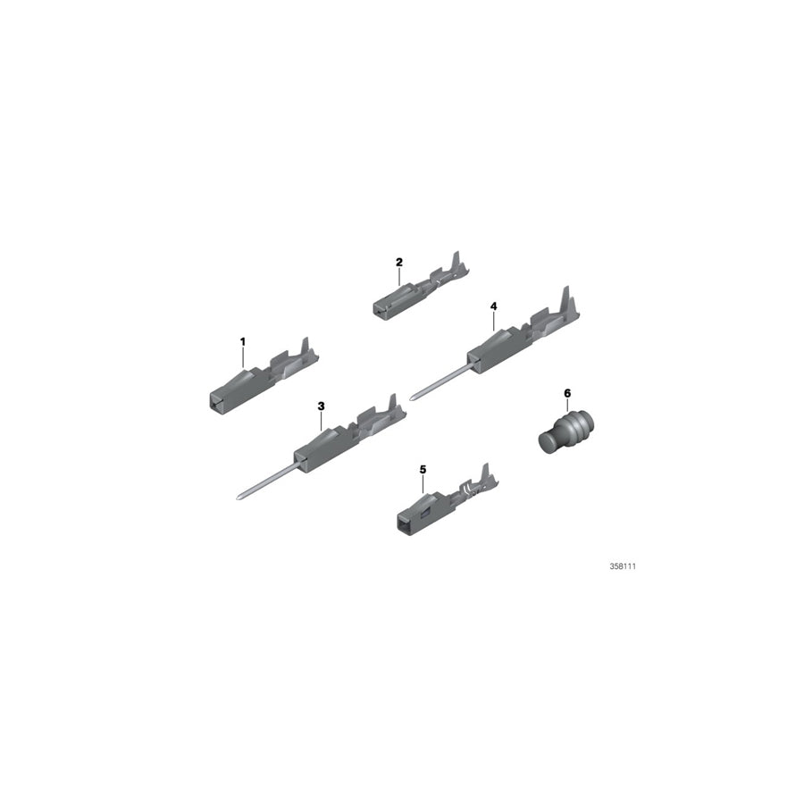 Genuine BMW 61138364614 F48 F26 Dummy Grommet MQS Ø=4mm (Inc. M340iX, 620d & 740eX) | ML Performance US Car Parts