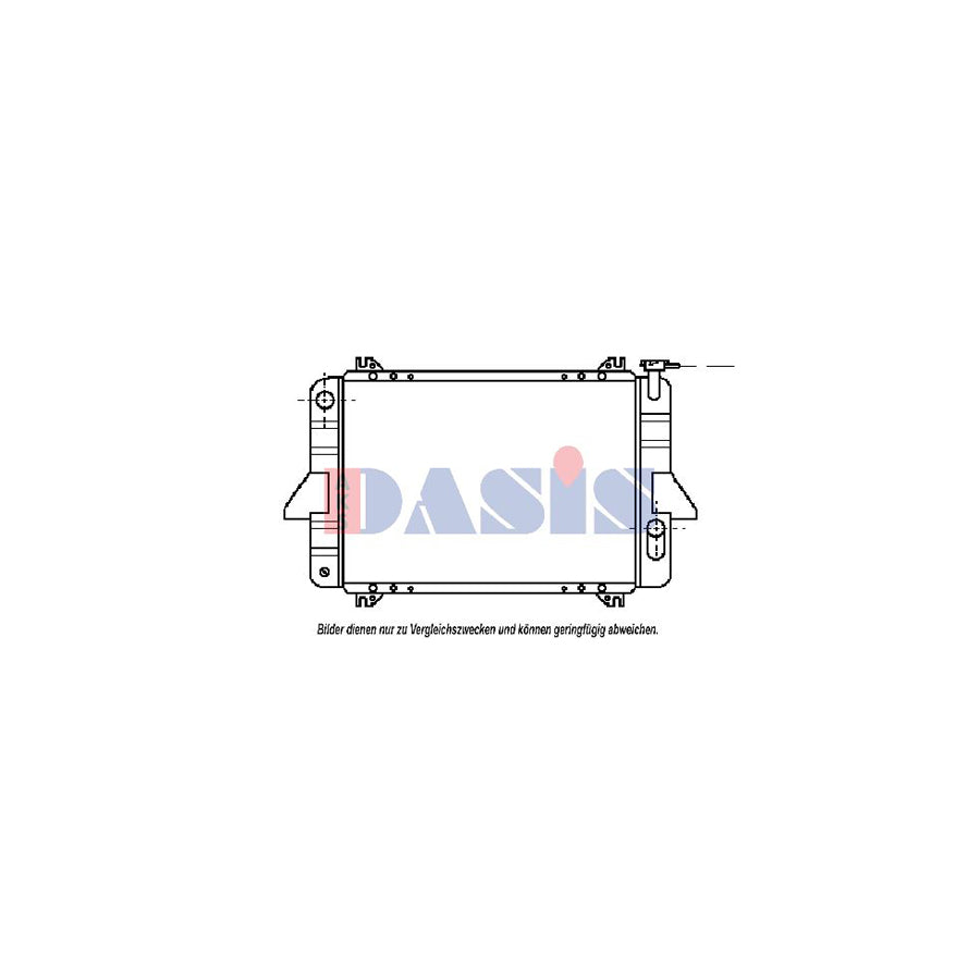 AKS Dasis 070950N Engine Radiator for Nissan Patrol