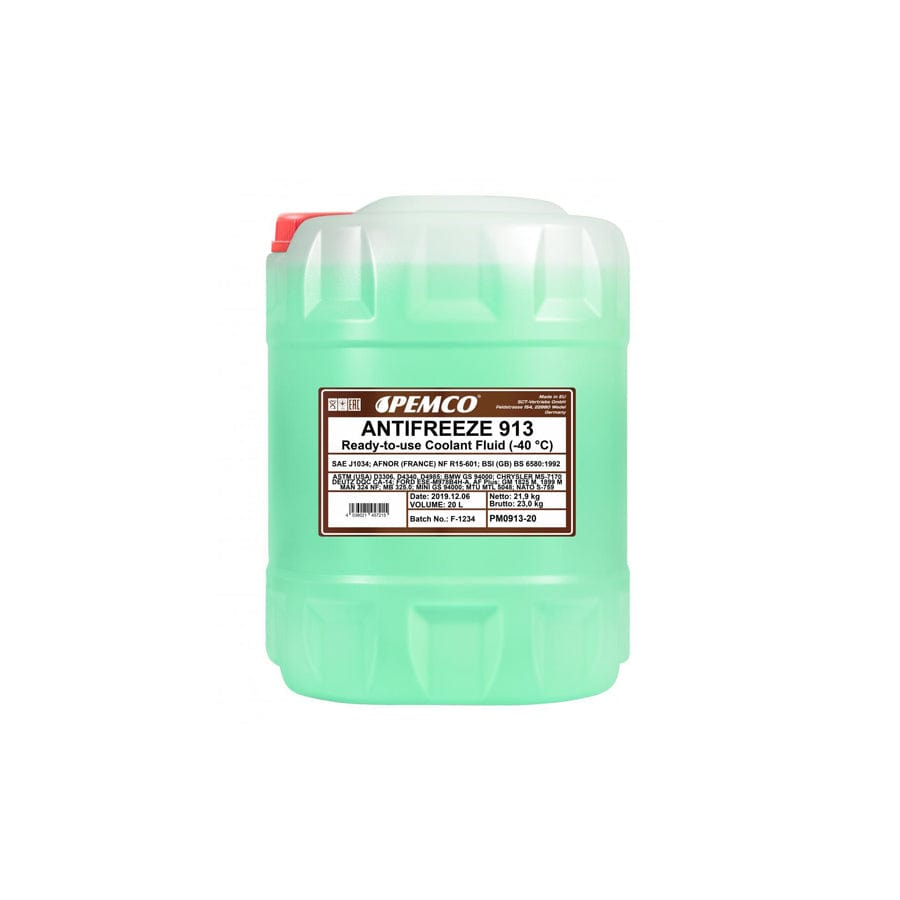 Pemco Antifreeze 913, -40 PM0913-20 Antifreeze