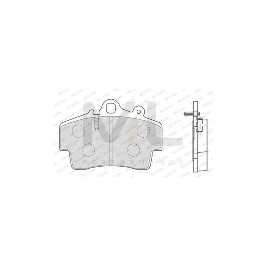 Ferodo Premier Eco Friction Fdb4057 Brake Pad Set Incl. Wear Warning Contact, With Piston Clip, Without Accessories | ML Performance Car Parts