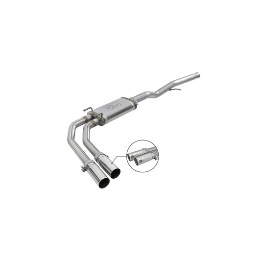  aFe 49-44098-P Cat-Back Exhaust System GM Silverado/Sierra 1500 09-18 / Silverado LD/Sierra Limited 2019 V6-4.3/V8-4.8/5.3L  | ML Performance US Car Parts