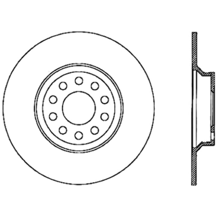 StopTech 120.20019 - Centric Premium Brake Rotor