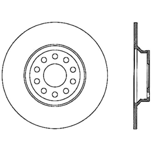 StopTech 120.20019 - Centric Premium Brake Rotor