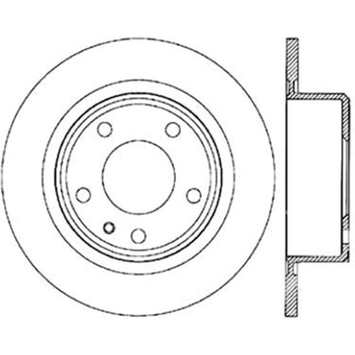 StopTech 120.34028 - Centric Premium Brake Rotor
