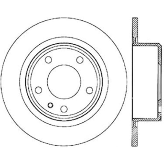 StopTech 120.34028 - Centric Premium Brake Rotor