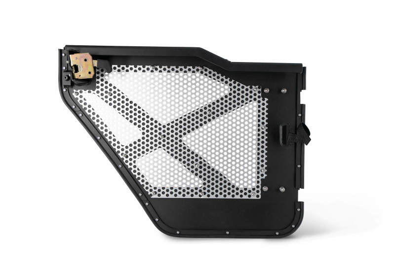 DV8 Offroad DV8 18-22 Jeep 4 Door JL/JT Aluminum Half Doors with Perforated Mesh Rear