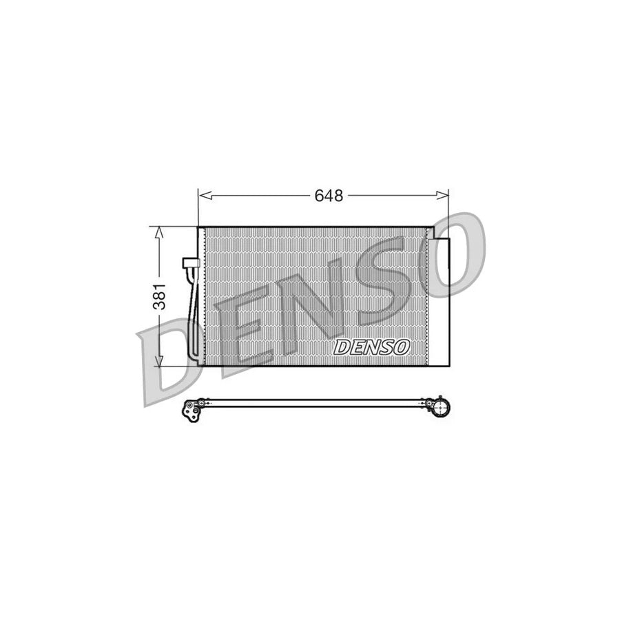 DENSO DCN05017 Air Conditioning Condenser