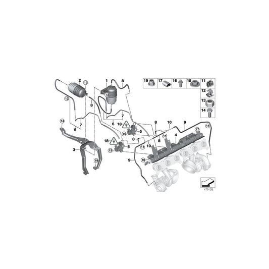 Genuine BMW 11657575545 E89 Vacuum Pipe (Inc. Z4 35i & Z4 35is) | ML Performance UK Car Parts