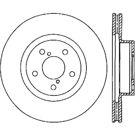 StopTech 121.47024 - C-Tek Standard Brake Rotor