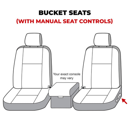 Covercraft 07-13 Toyota Tundra Polycotton SeatSaver Custom Front Row Seat Covers - Grey
