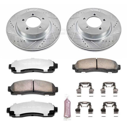 PowerStop Power Stop 02-05 Ford Explorer Front Z36 Truck & Tow Brake Kit