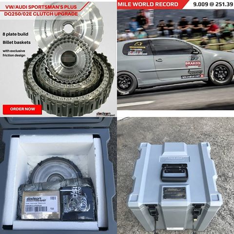 DODSON DMS-8053 8 PLATE CLUTCH KIT SPORTSMAN'S 8 FOR VW / AUDI (DQ250 GEARBOX)