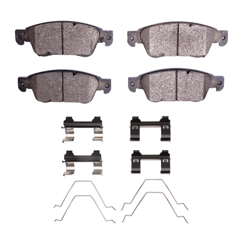 DFC 07-15 Infiniti Q60 Front 5000 Advanced Low Metallic Brake Pads and Hardware Kit