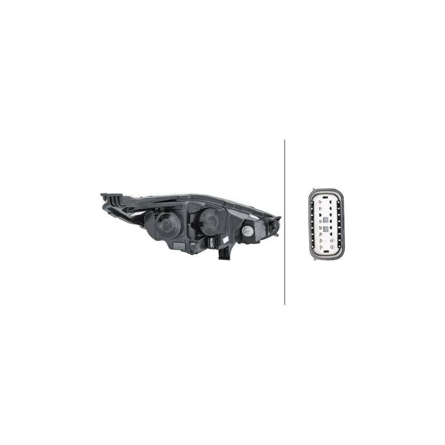 Hella 1EL 354 803-051 Headlight For Ford Fiesta