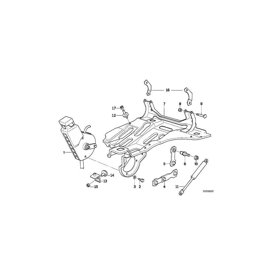 Genuine BMW 63128124443 E31 Screw (Inc. 850Ci, 840i & 850CSi) | ML Performance US Car Parts