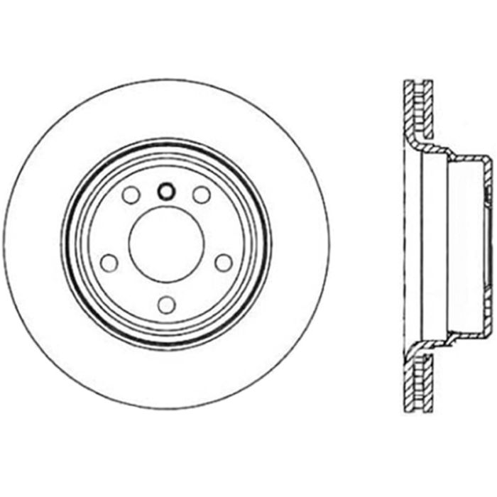 StopTech 125.34109 - Centric Premium High Carbon Alloy Brake Rotor
