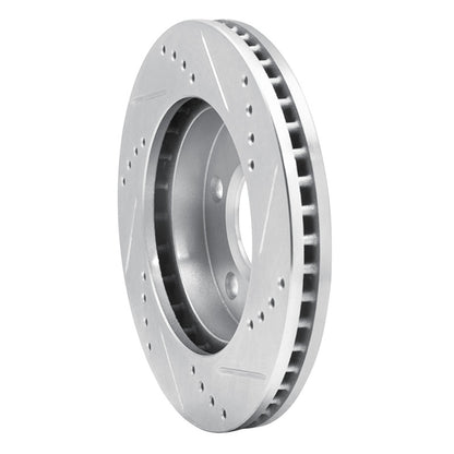 R1 Concepts R1 83-96 Buick CENTURY Front Left Drilled & Slotted Silver Brake Rotor