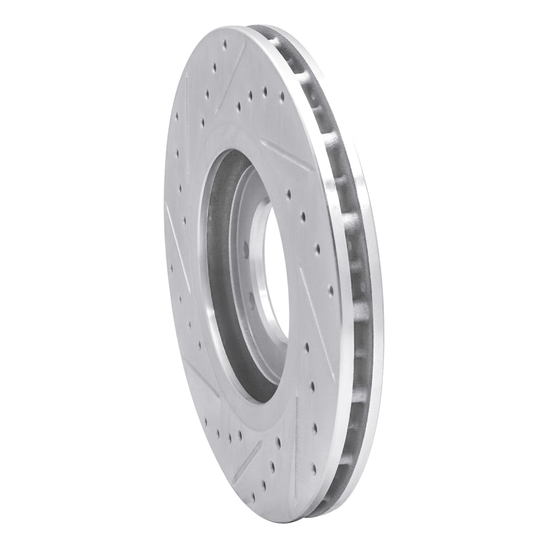 R1 Concepts R1 96-06 Hummer H1 Front Right Rear Right Drilled & Slotted Silver Brake Rotor