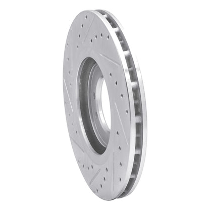 R1 Concepts R1 96-06 Hummer H1 Front Right Rear Right Drilled & Slotted Silver Brake Rotor