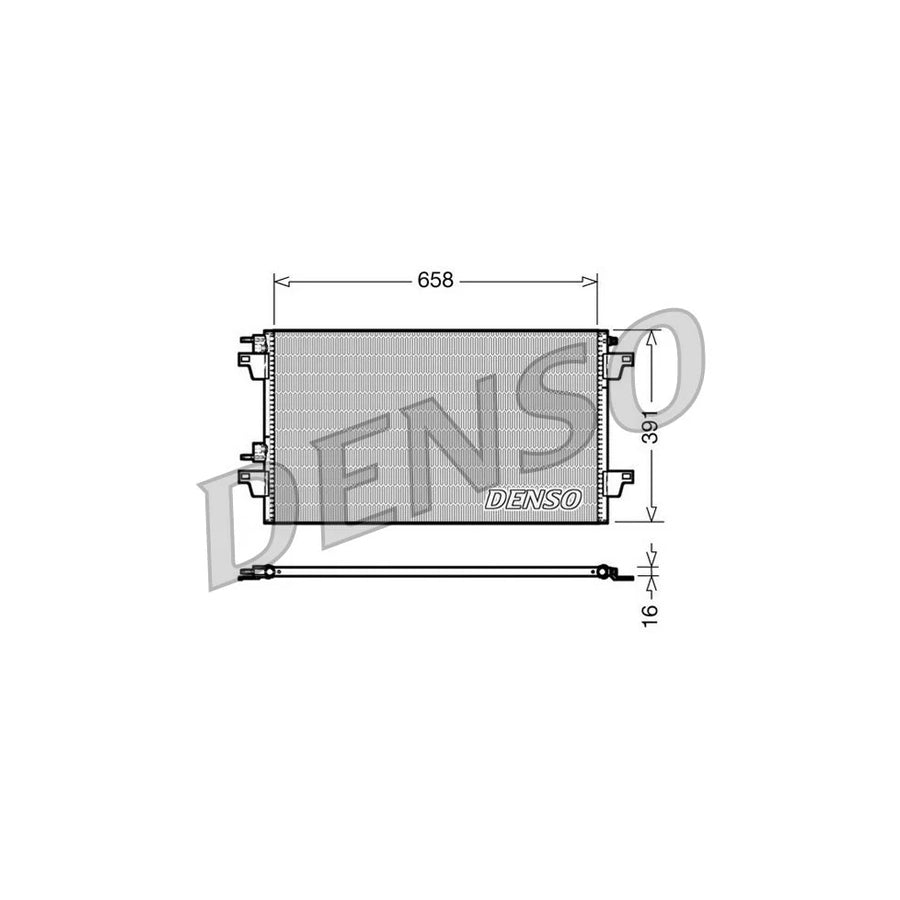 DENSO DCN23018 Air Conditioning Condenser