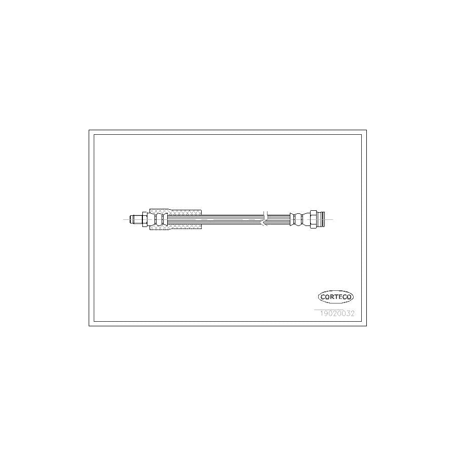 Corteco 19020032 Brake Hose