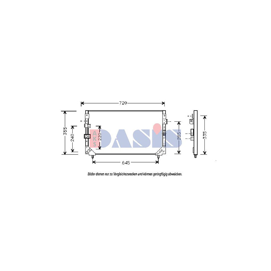 AKS Dasis 741130N Heater Matrix
