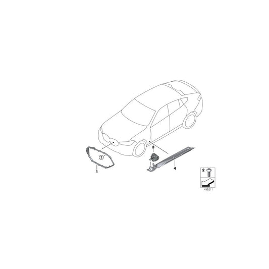 Genuine BMW 63147946670 G06 Holder, Lamp Module, Right (Inc. X6 40i, X6 30iX & X6 40iX) | ML Performance US