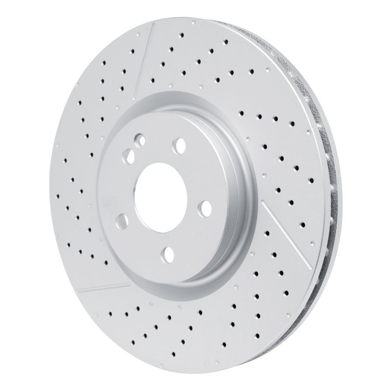 DFC 14-19 Mercedes-Benz CLA45 AMG Front Drilled GeoSPEC Coated Rotor and Slotted