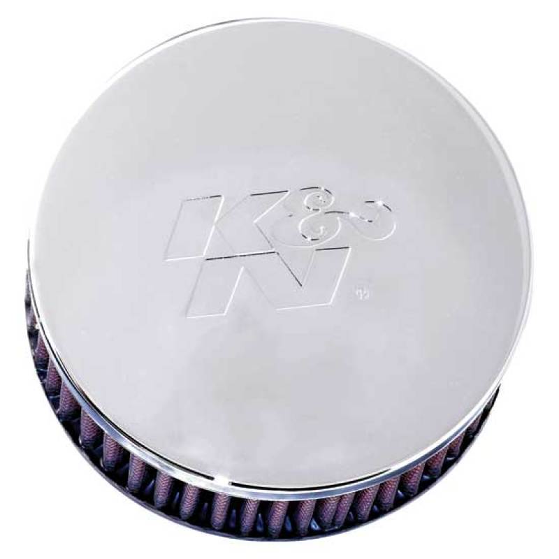 K&N Engineering K&N Universal Chrome Filter 2.438in Flange ID x 5.125in OD x 2in H